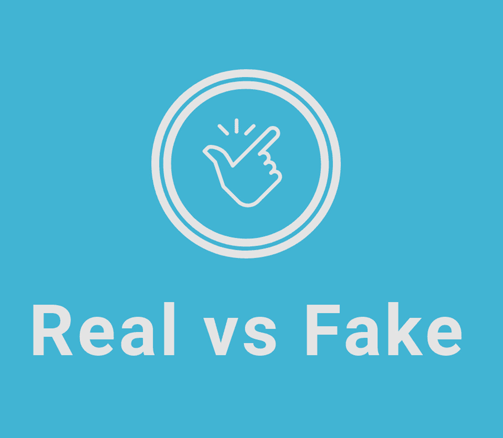 real vs fake