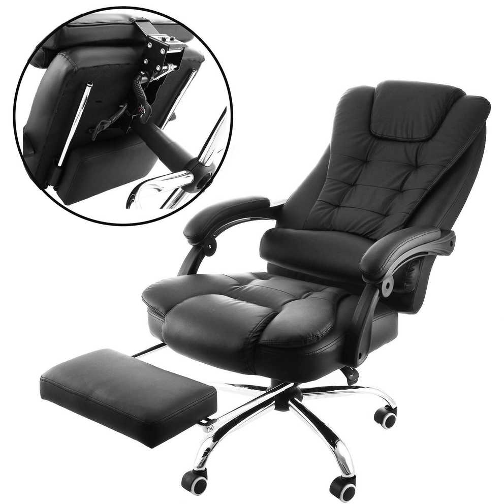Orangea High Back Office Chair Ergonomic Pu Leather Executive With Preferred Leather Executive Office Massage Chairs (Photo 5 of 20)