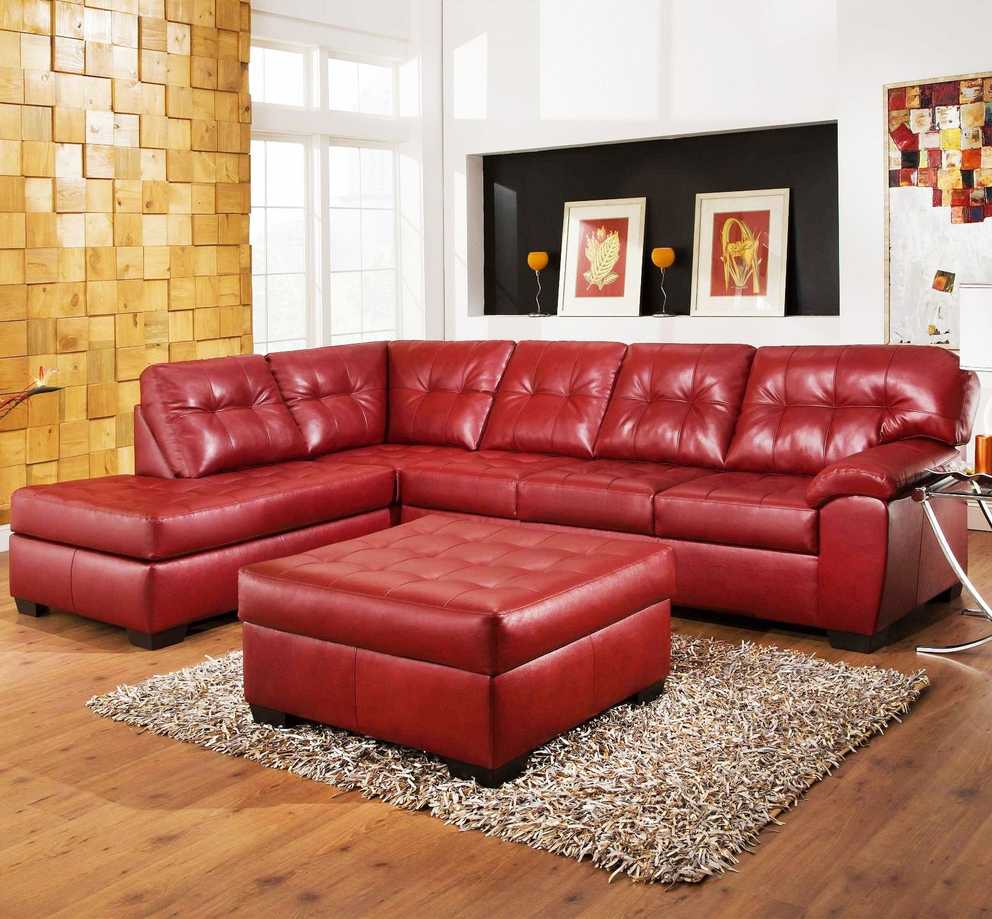 20 Best Red Faux Leather Sectionals