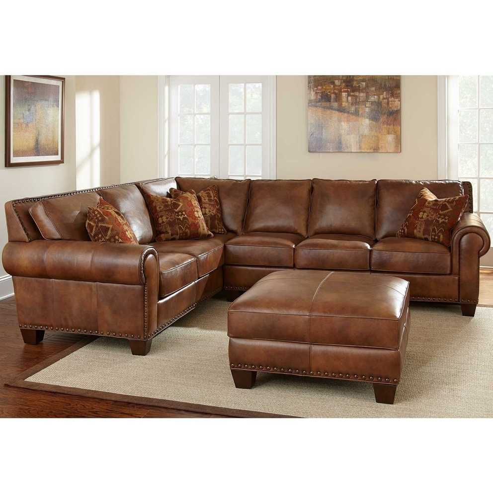 Sectional Sofa Design: Glamour Leather Sectional Sofas On Sale Within Current Sectional Sofas By Size (Photo 19 of 20)