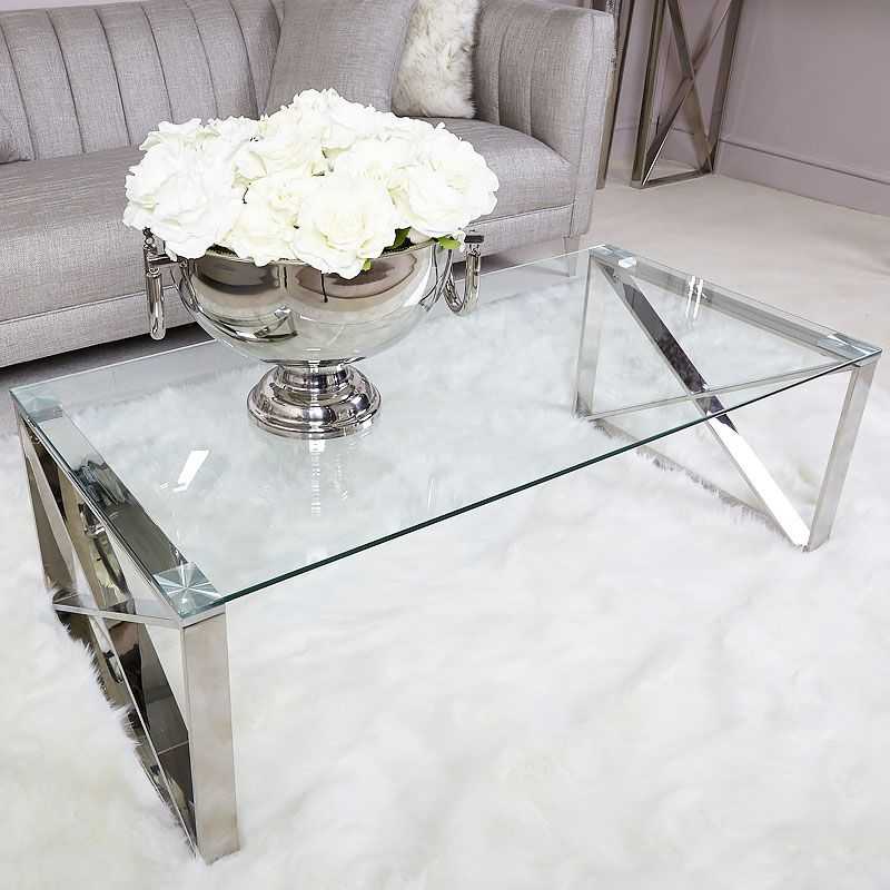 Featured Image of Stainless Steel And Glass Modern Desks