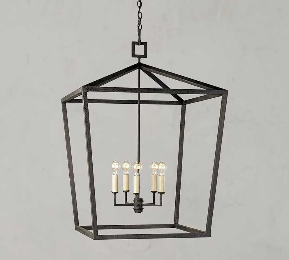 Featured Image of Black Iron Lantern Chandeliers