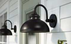 Ranbir Oil Burnished Bronze Outdoor Wall Lanterns with Dusk to Dawn