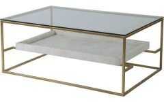 Silver Leaf Rectangle Cocktail Tables