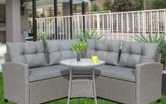 4-piece Outdoor Sectional Patio Sets