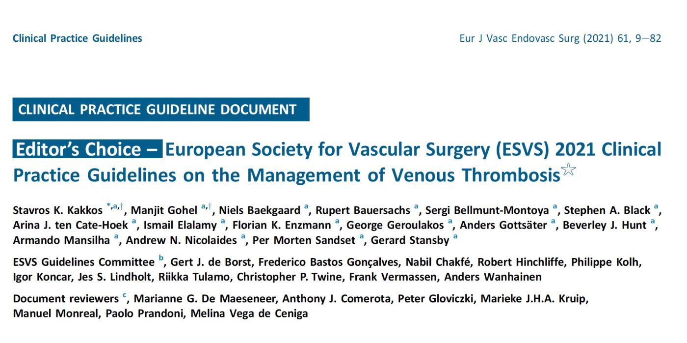 Trombose Venosa Profunda GUIDELINE