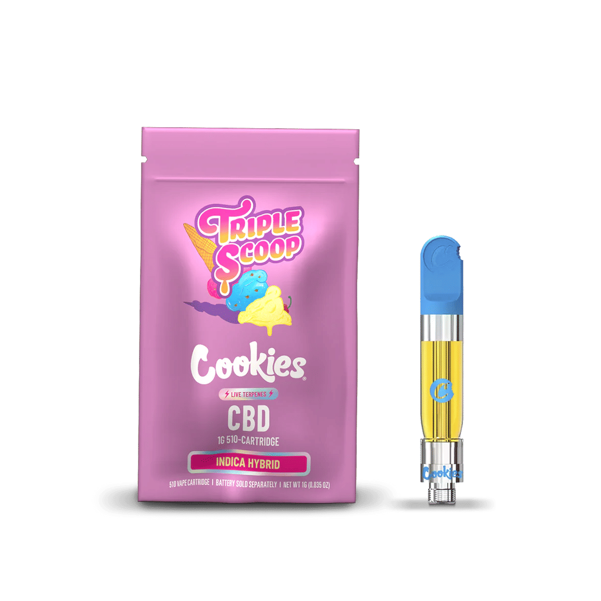 Cartouche infusée Triple Scoop