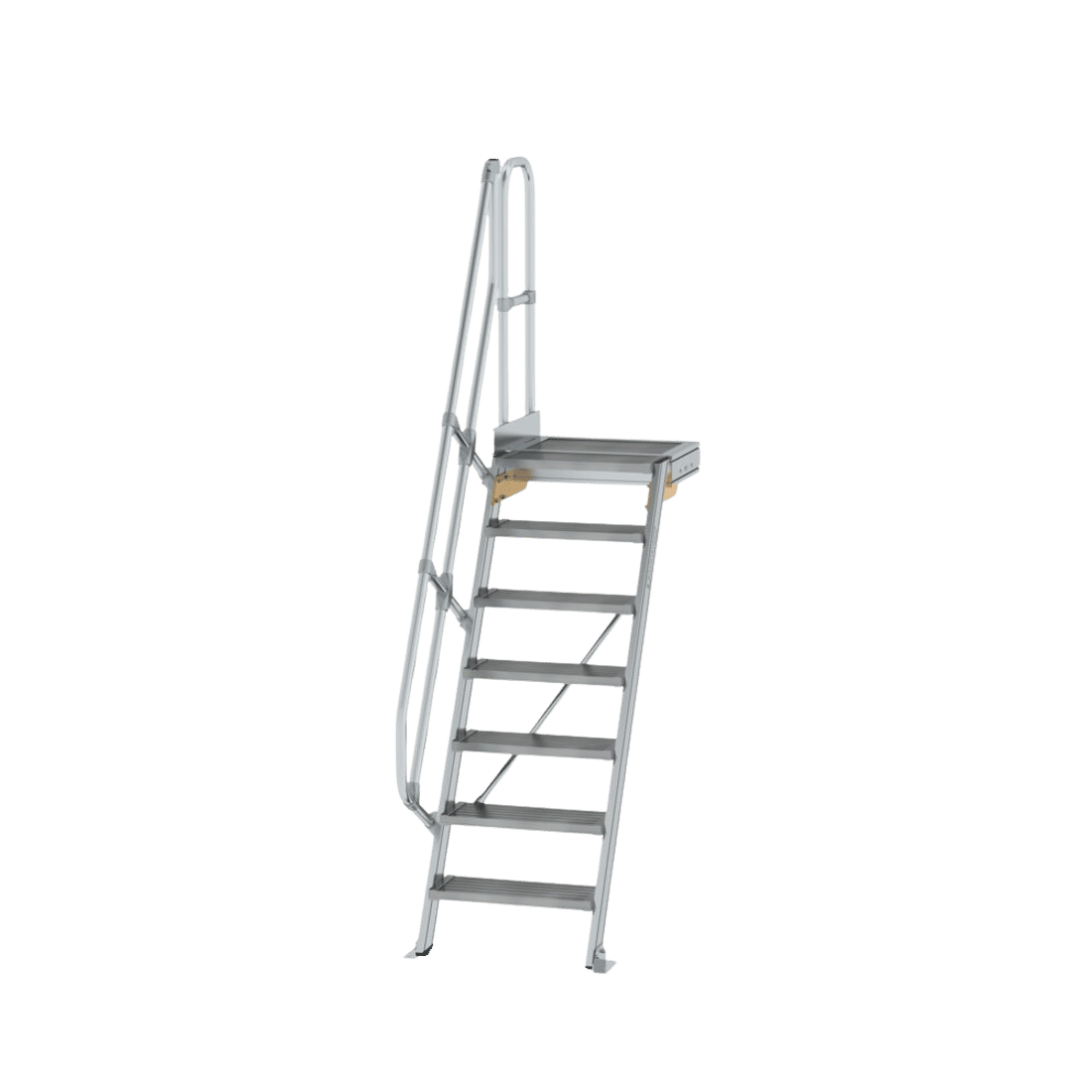Treppe mit Plattform