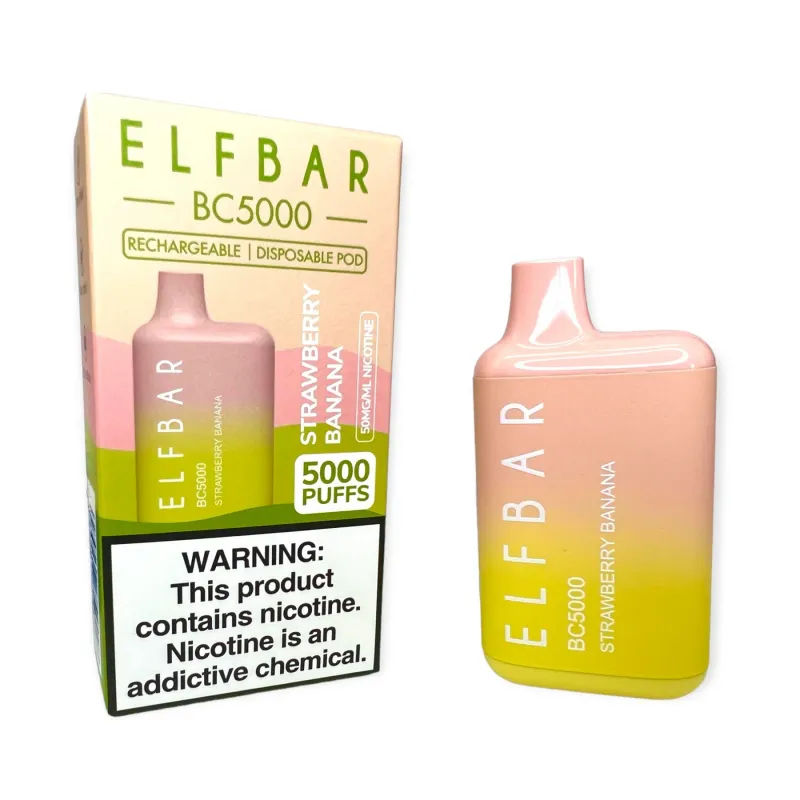 Elf Bar Strawberry Banana liquor - Drinks Vine in Kenya