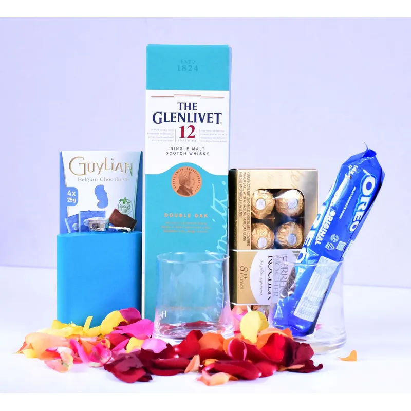 Glenlivet Whisky Gift Set  liquor - Drinks Vine in Kenya