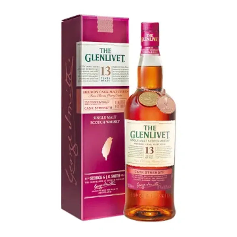 Glenlivet 13 Years Cask Strength liquor - Drinks Vine in Kenya