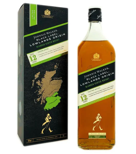 Johnnie walker black label 12 years lowland origin liquor by Johnnie Walker - Drinks Vine in Kenya