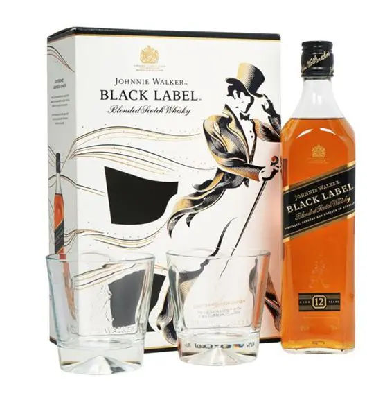 Johnnie walker black label gift pack liquor by Johnnie Walker - Drinks Vine in Kenya