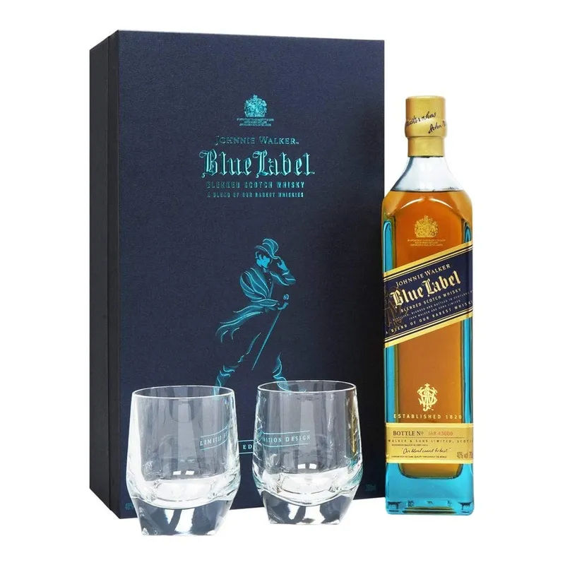 Johnnie Walker Blue Label Gift Pack liquor - Drinks Vine in Kenya