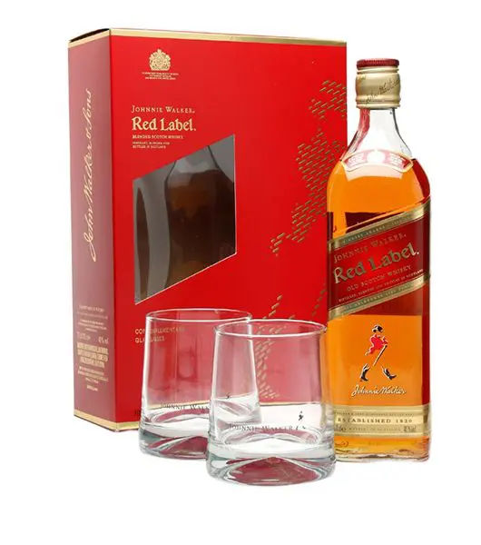Johnnie walker red label gift pack liquor by Johnnie Walker - Drinks Vine in Kenya