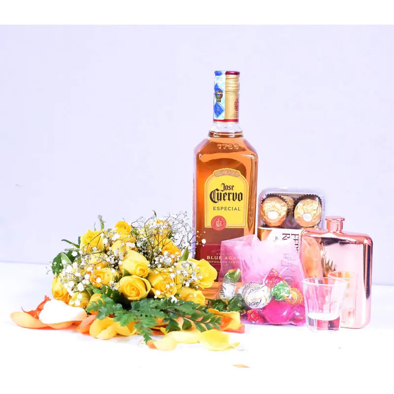 Jose Cuervo Tequila & Roses Gift Basket  liquor - Drinks Vine in Kenya