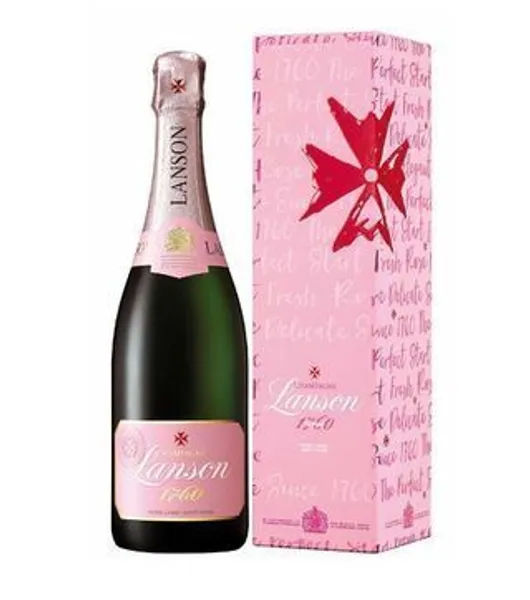 Lanson Brut Rose Label Champagne liquor by Lanson Champagne - Drinks Vine in Kenya