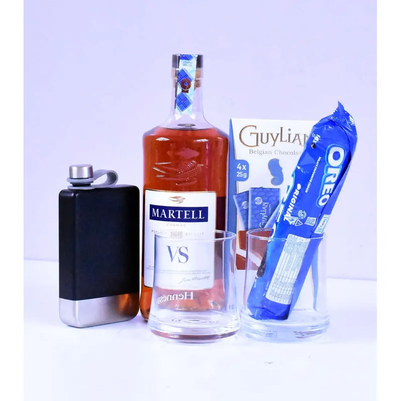 Martel Cognac Gift Set  liquor - Drinks Vine in Kenya