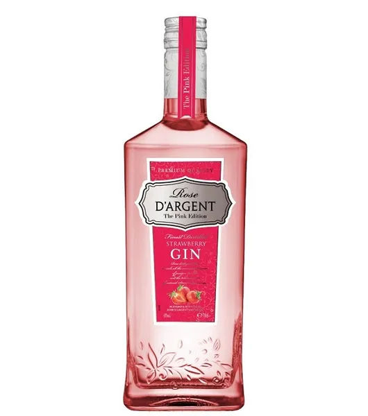 Rose d'Argent Strawberry Gin liquor by D'Argent - Drinks Vine in Kenya
