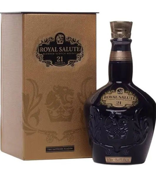 Royal salute 21 yrs old Sapphire Flagon liquor by Chivas Regal - Drinks Vine in Kenya