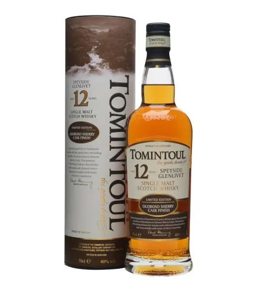 Tomintoul 12 years single malt sherry cask liquor - Drinks Vine in Kenya