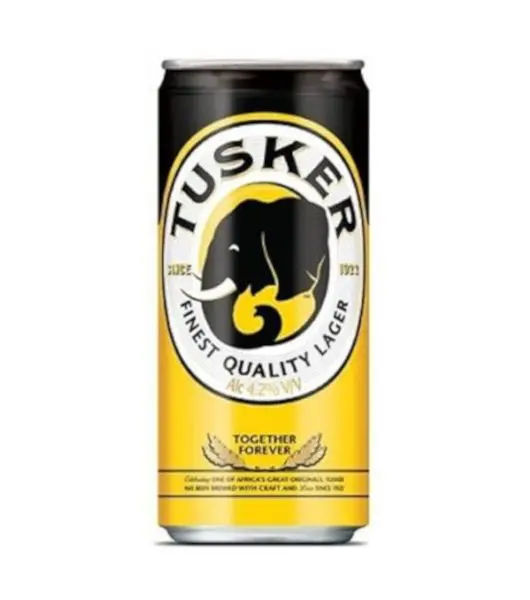tusker lager liquor by Tusker  - Drinks Vine in Kenya