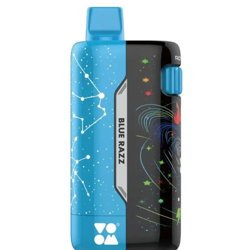 Voom meteor disposable 70k puffs, - Blue razz