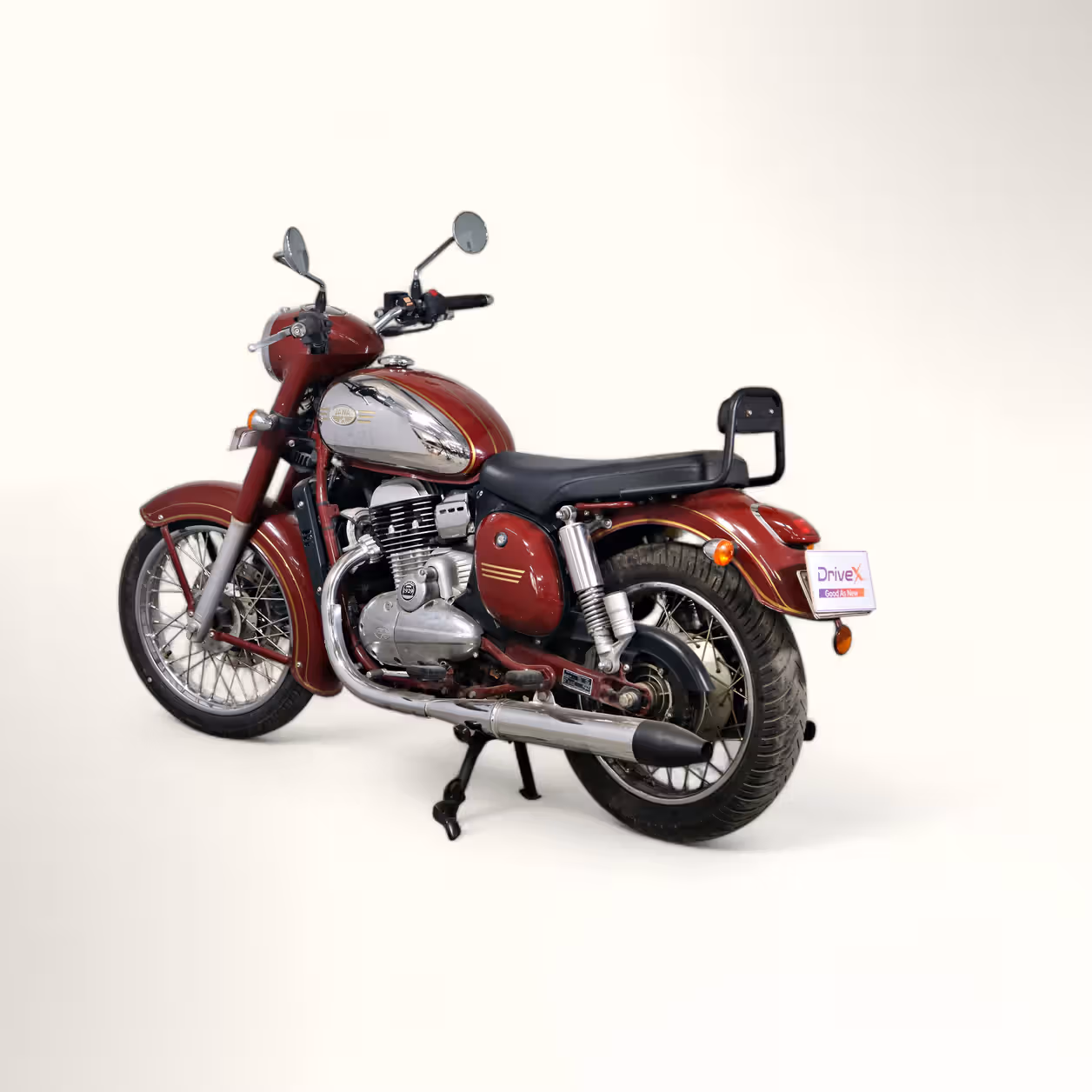 Jawa Standard Maroon Dual ABS