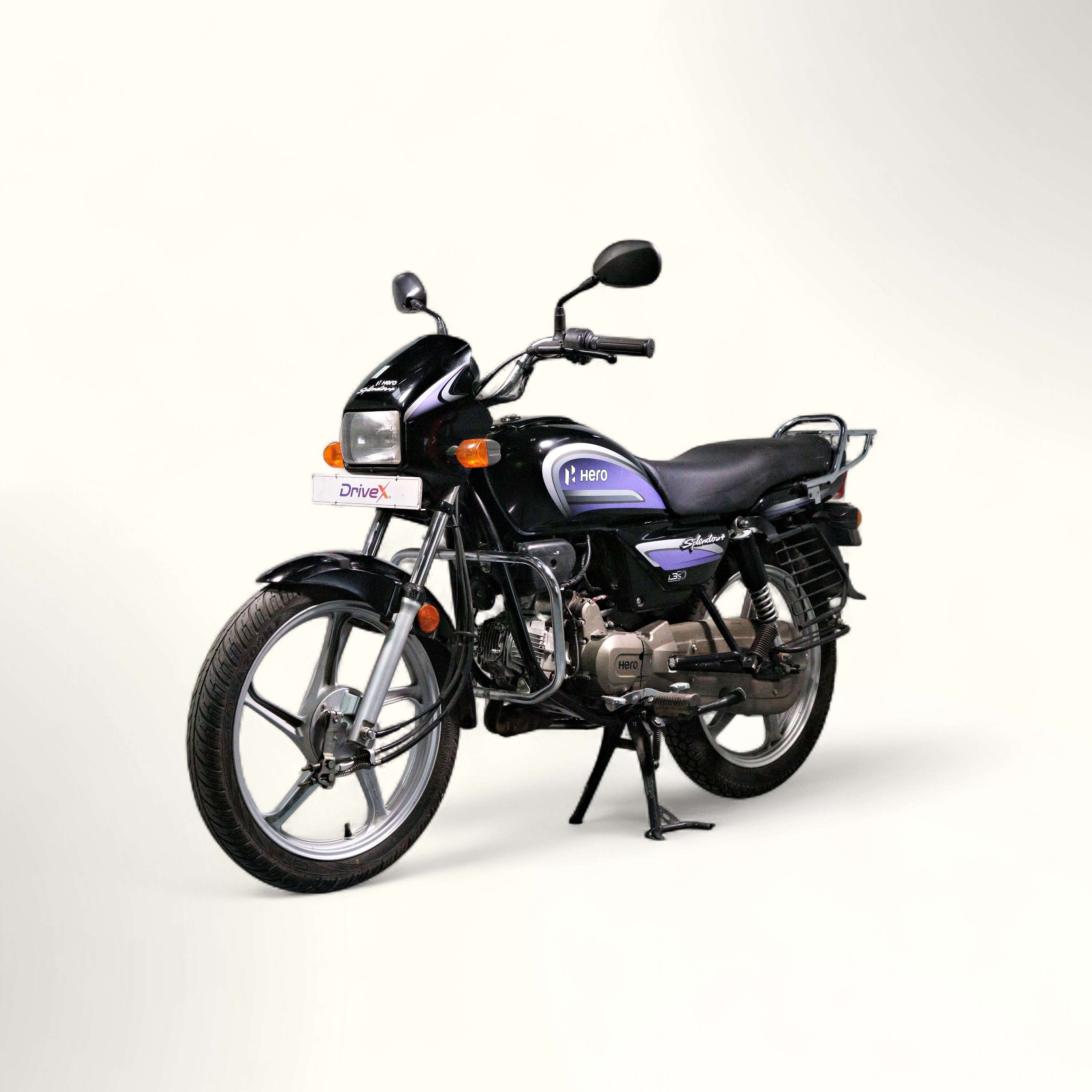 Hero Splendor Plus 100 I3S, 28,126 Kms - Pre-Owned Two Wheeler at DriveX