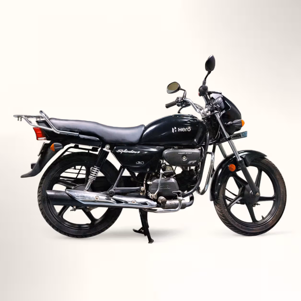 Hero Splendor Plus 100 Black And Accent Edition