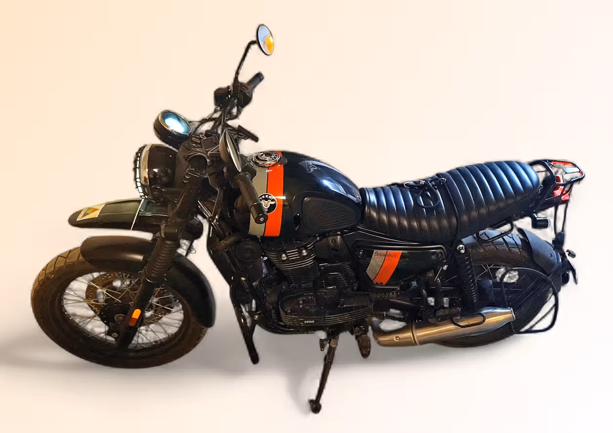 Yezdi Scrambler Yelling Yellow