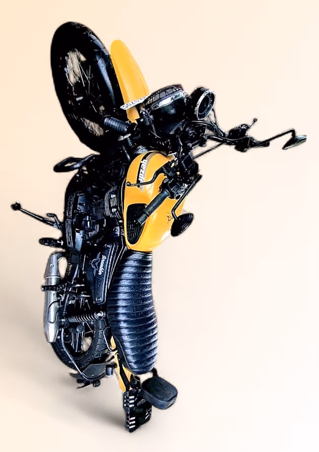 Yezdi Scrambler Yelling Yellow