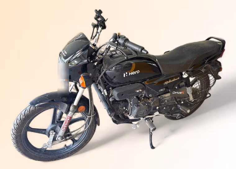 Hero Splendor Plus 100 Black And Accent Edition