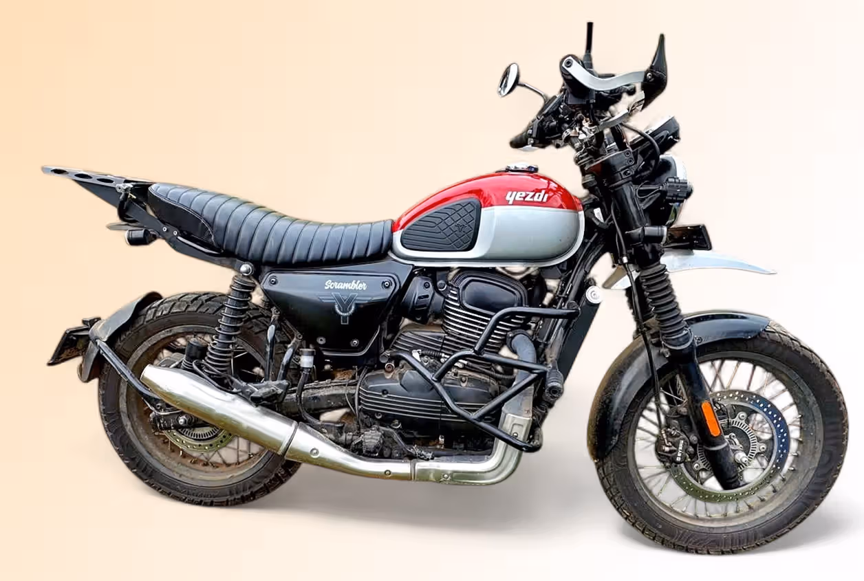 Yezdi Scrambler Yelling Yellow