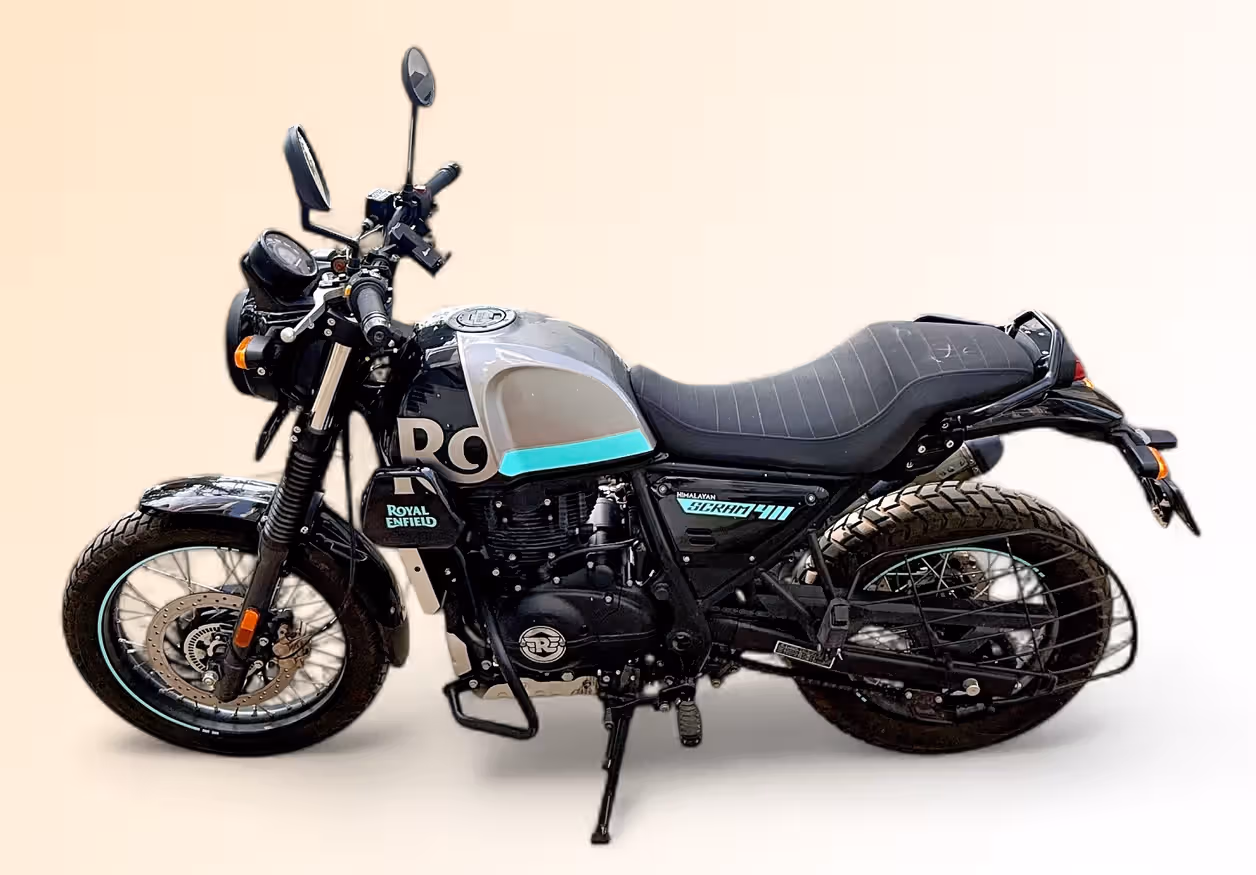 Royal Enfield Scram 411 Blazing Black