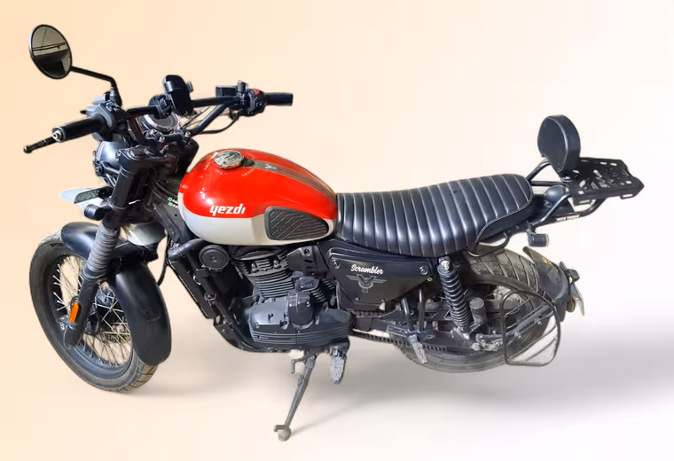 Yezdi Scrambler Yelling Yellow