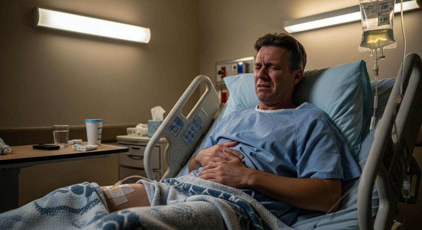 after cystoscopy problems male