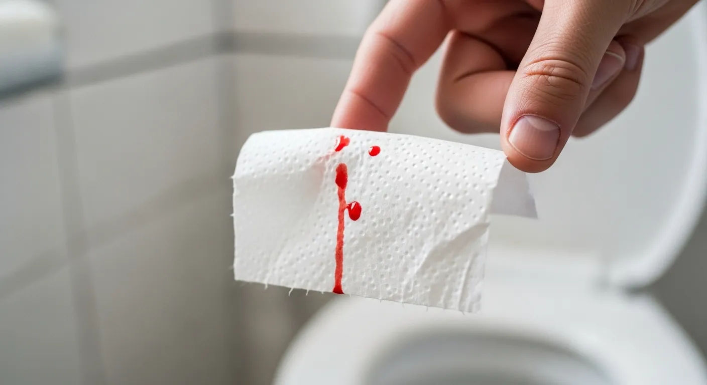 blood when i wipe but not in stool no pain