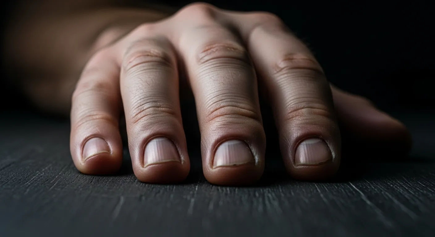 Dark Fingernails Vitamin Deficiency Discoloration Clues