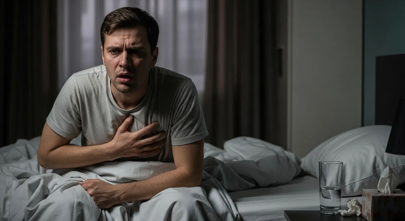 dry cough difficulty breathing