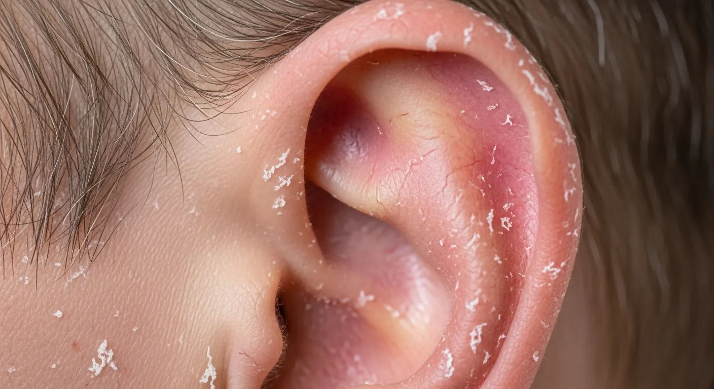 Dry Skin Behind Ears Flaky Patch Soothe