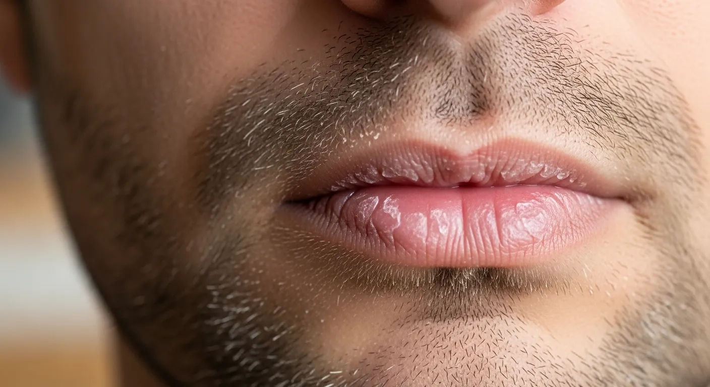 Dry Skin Corner Of Mouth Angular Cheilitis