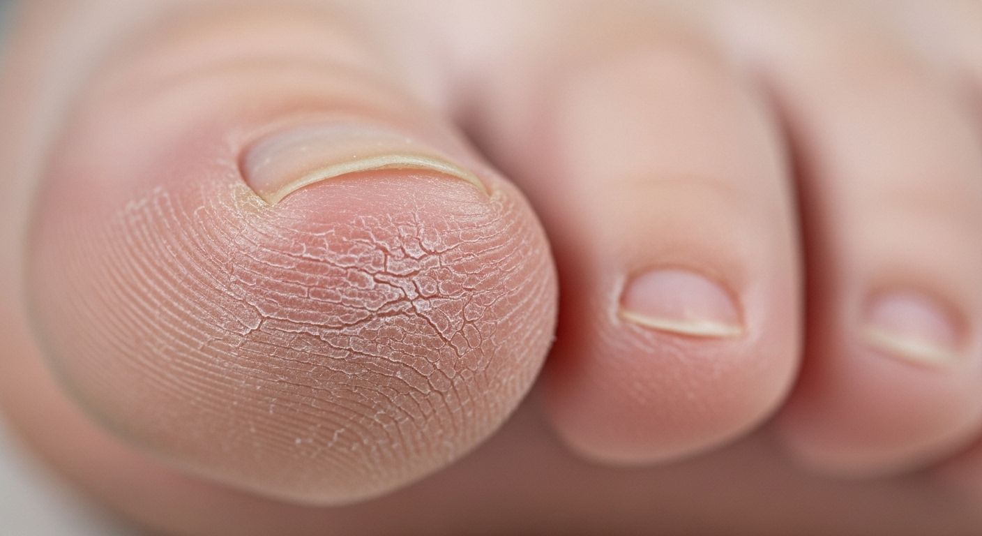 dry skin on big toe knuckle