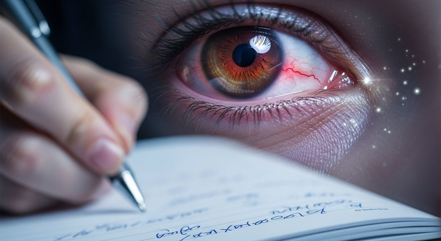 eye strain symptoms one eye