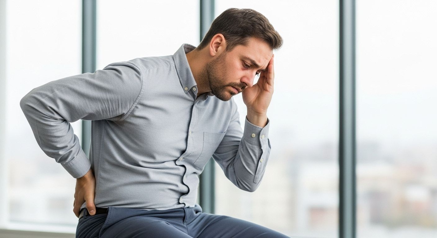 physical symptoms of sitting too much