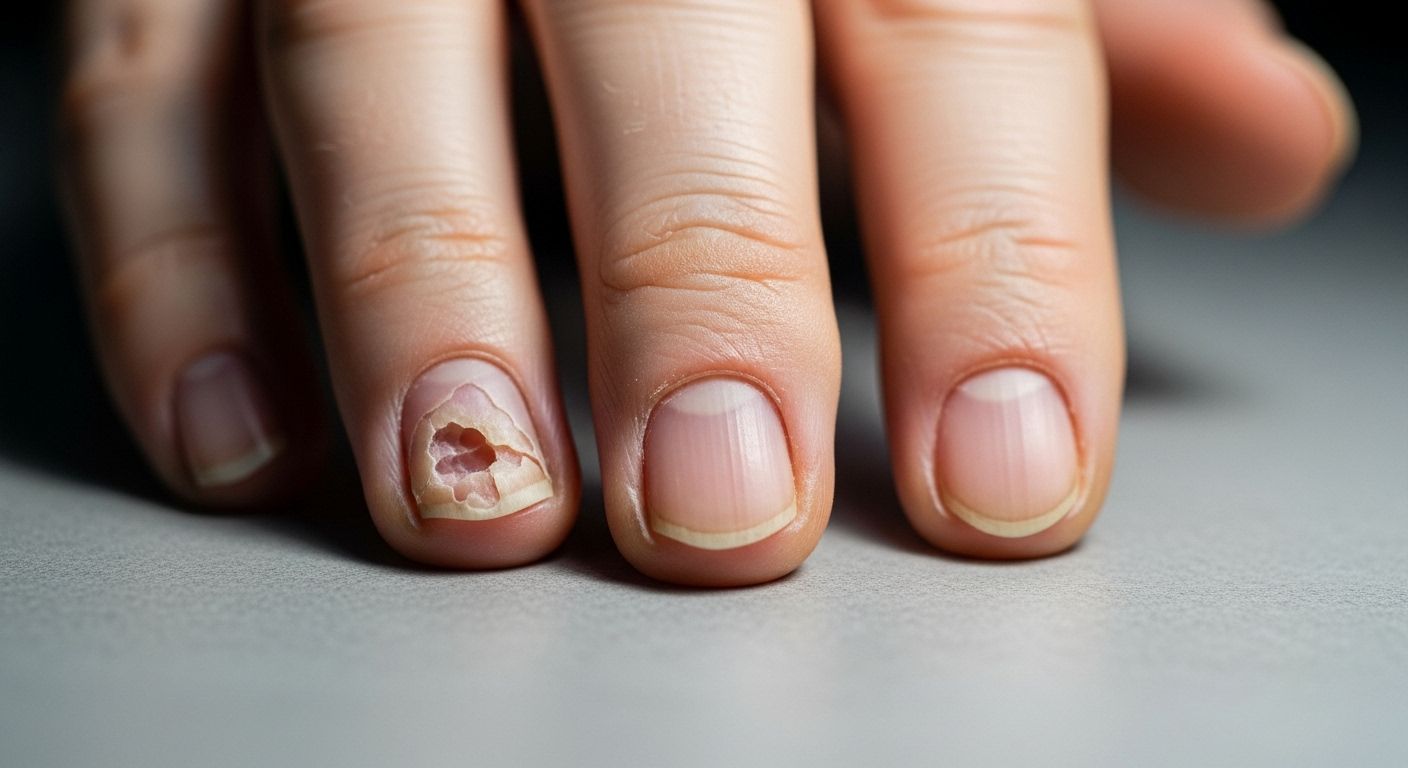 pitted nails vitamin deficiency