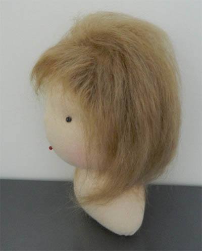 I whip mohair back and forth