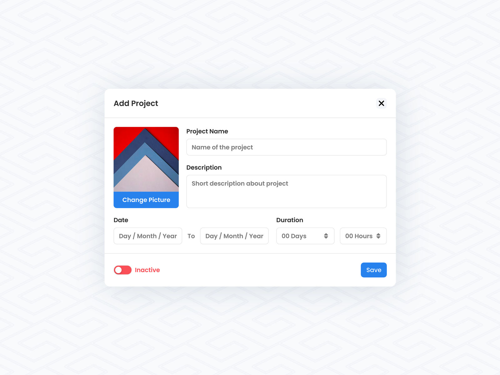 Add Project Modal