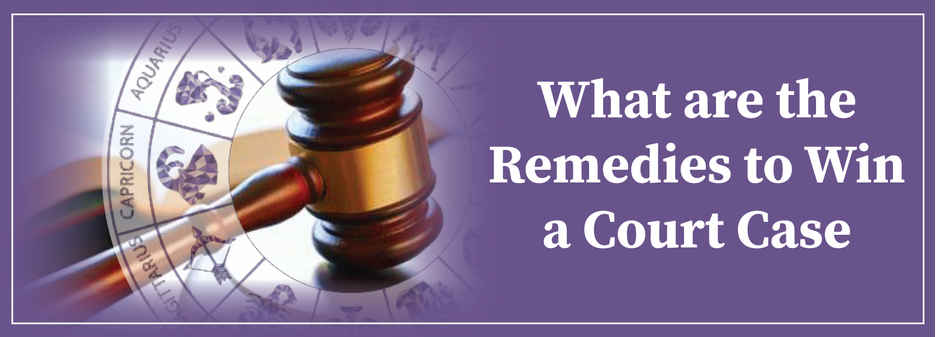 What are the remedies to win a court case