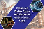 What astrological signs and elements influence my legal case and its result